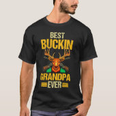 Funny Best Buckin Grandpa Ever T-Shirt (Vorderseite)