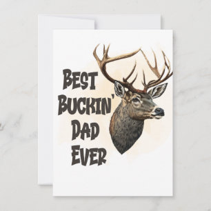Funny Best Buckin Vater Ever Einladung