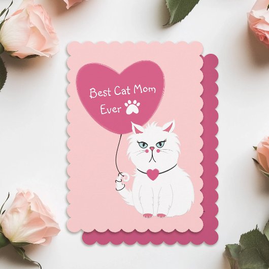 Funny Best Cat Mama je Muttertag Feiertagskarte