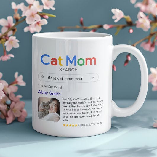 Funny Best Cat Mama je Suchergebnis mit Foto Kaffeetasse