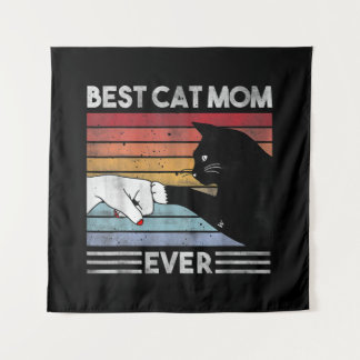 Funny Best Cat Mama jemals | Cat Mama Gift Wandteppich