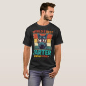 Funny Best Cat Vater aller Welt Beste Farter I Gem T-Shirt (Vorne ganz)