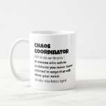 Funny Best Chaos-Koordinator - Definition Kaffeetasse<br><div class="desc">Funny Best Chaos-Koordinator - Definition</div>