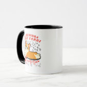 Funny Best Corgi Momma mit Grafikherzen Tasse (Vorderseite Links)