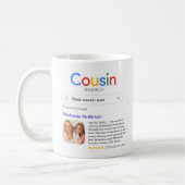 Funny Best Cousin je Suchergebnis mit Foto Kaffeetasse (Links)