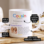 Funny Best Cousin je Suchergebnis mit Foto Kaffeetasse