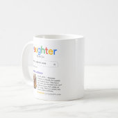 Funny Best Daughter Ever Suchergebnis mit Foto Kaffeetasse (Vorderseite Links)