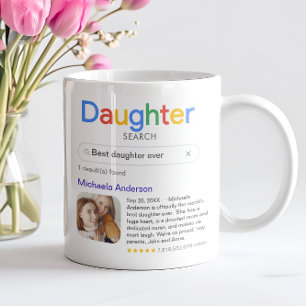 Funny Best Daughter Ever Suchergebnis mit Foto Kaffeetasse