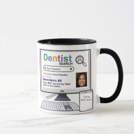 Funny Best Dentist Search Resultat mit Foto Tasse