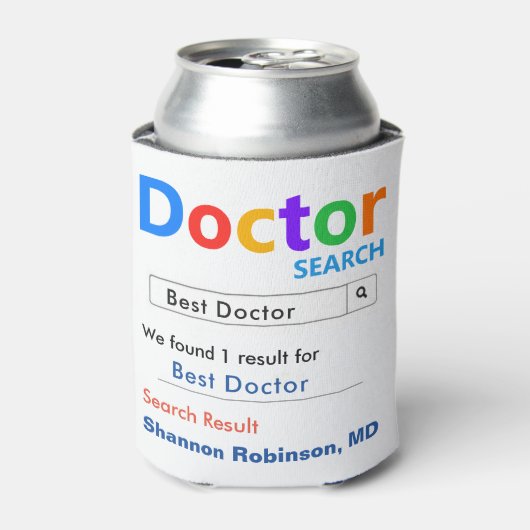 Funny Best Doctor-Geschenk Dosenkühler (Kanne Vorderseite)