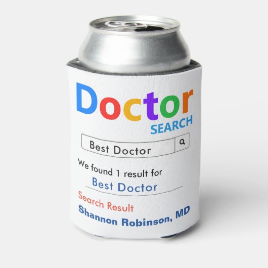 Funny Best Doctor-Geschenk Dosenkühler (Kanne Rückseite)