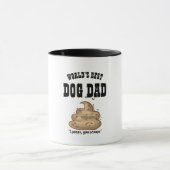 FUNNY BEST DOG VATER Gift - Ich Kack dir Scoops Tasse (Zentrum)