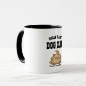 FUNNY BEST DOG VATER Gift - Ich Kack dir Scoops Tasse (Vorderseite Links)