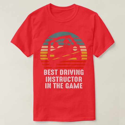 Funny Best Driving Instructor Student Driver Permi T-Shirt (Design vorne)