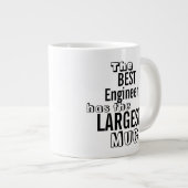 Funny Best ENGINEER Preisangebot für große Tasse (Vorderseite Rechts)