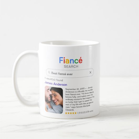 Funny Best Fiancé Ever Search Result With Photo Kaffeetasse (Links)