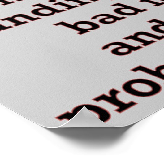 Funny Best Foot Demotivation Poster (Ecke)