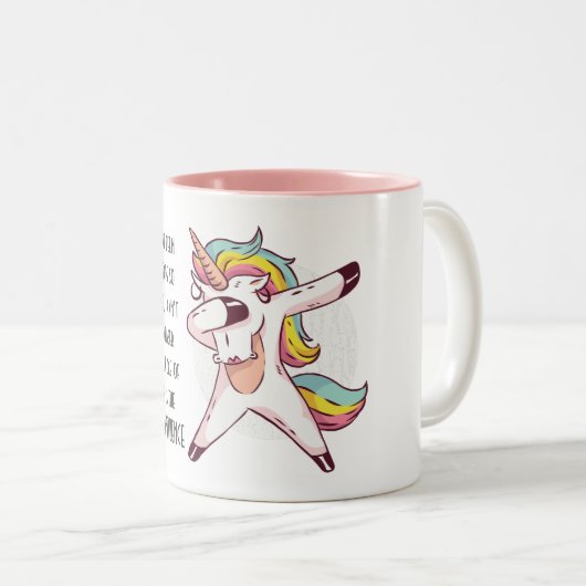 Funny Best Friend BAD EINFLUSS Einiges Klettern Zweifarbige Tasse (VorderseiteRechts)