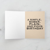 Funny best friend Birthday Greeting  Card Karte (Innenseite)