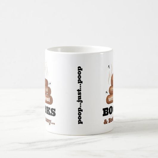 Funny Best Friend Book Lovers Gekackt buchen Kaffeetasse (Mittel)