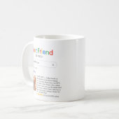 Funny Best Friend Ever Suchergebnis mit Foto Kaffeetasse (Vorderseite Links)