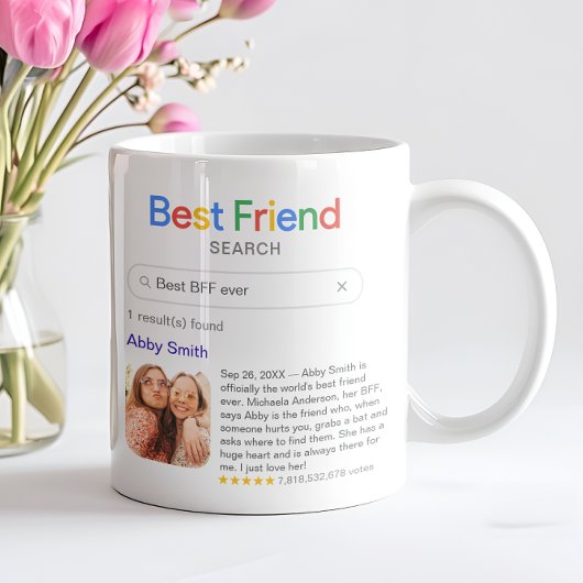 Funny Best Friend Ever Suchergebnis mit Foto Kaffeetasse