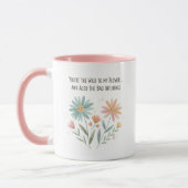 Funny Best Friend Mug – Wild Flower Bad Influence Tasse (Links)