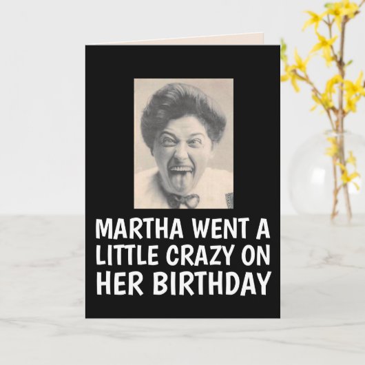 FUNNY BEST FRIEND RETRO FRAU BIRTHDAY CARD KARTE (Gelbe Blume)