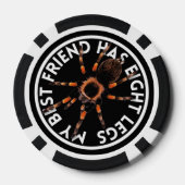 Funny Best Friend Tarantula Pokerchips (Rückseite)