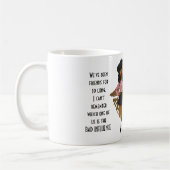 Funny Best Friends BAD EINFLUSS Karikatur Schwarz Kaffeetasse (Links)