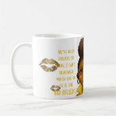 Funny Best Friends BAD EINFLUSS Karikatur Schwarz Kaffeetasse (Links)