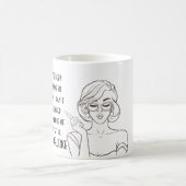Funny Best Friends BAD EINFLUSS Zitat Spaß Geschen Kaffeetasse (Mittel)