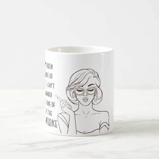 Funny Best Friends BAD EINFLUSS Zitat Spaß Geschen Kaffeetasse (Mittel)