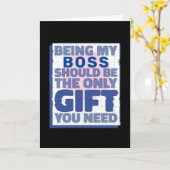 Funny Best Geschenk für Boss Karte (Gelbe Blume)