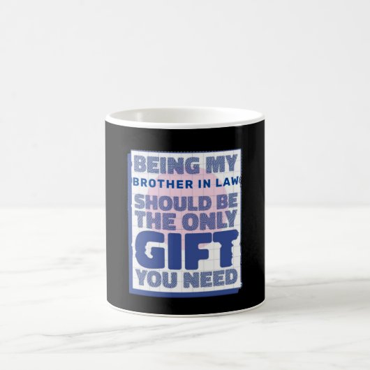 Funny Best Geschenk für Bruder im Recht Kaffeetasse (Mittel)