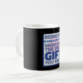 Funny Best Geschenk für Godtochter Kaffeetasse (Vorderseite Links)