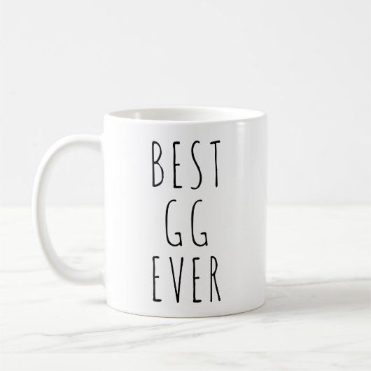 Funny Best Gg Ever Great Grandma Kaffeetasse (Links)