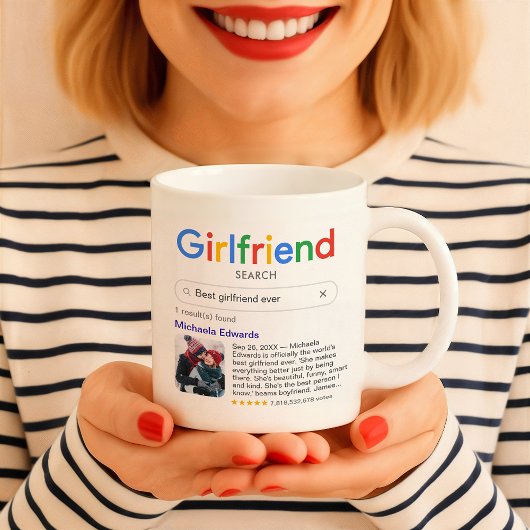 Funny Best Girlfriend Ever Search Resultat & Foto Kaffeetasse