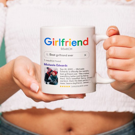 Funny Best Girlfriend Ever Search Resultat & Foto Kaffeetasse