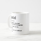 Funny Best Grandad Definition Geschenk für Großvat Kaffeetasse (Vorderseite Links)