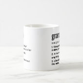 Funny Best Grandad Definition Geschenk für Großvat Kaffeetasse (Mittel)