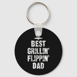 Funny Best Grilling Drehend Vater Grillen Meat Gri Schlüsselanhänger