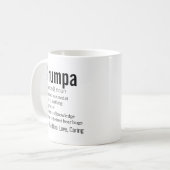 Funny Best Großad Definition Grump Großvater Kaffeetasse (Vorderseite Links)