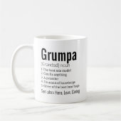 Funny Best Großad Definition Grump Großvater Kaffeetasse (Links)