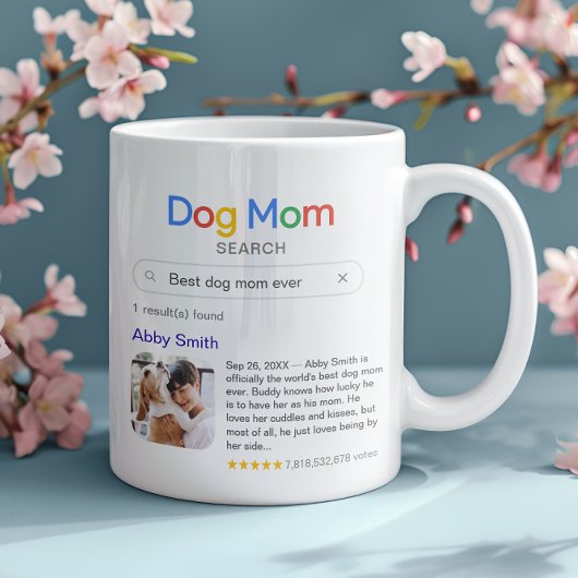 Funny Best Hund Mama je Suchergebnis mit Foto Kaffeetasse