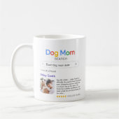 Funny Best Hund Mama je Suchergebnis mit Foto Kaffeetasse (Links)