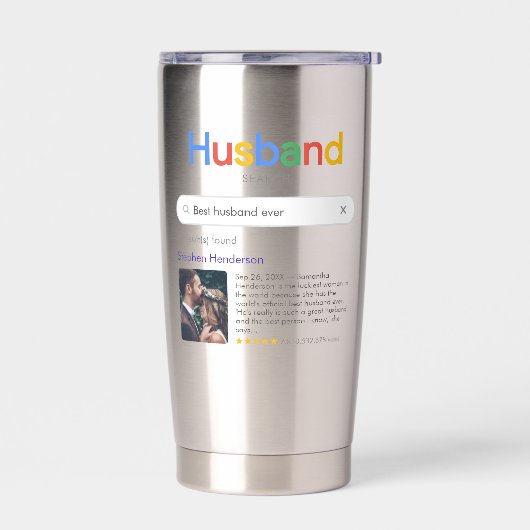 Funny Best Husband je Suchergebnisse mit Foto Thermobecher (Links)