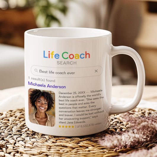 Funny Best Life Coach Ever Search Result & Photo Kaffeetasse