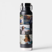 Funny Best Mama Ever 8 Foto Collage Trinkflasche (Vorne)