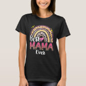 Funny Best Mama Ever Rainbow Niedlich Mütter Day f T-Shirt (Vorderseite)